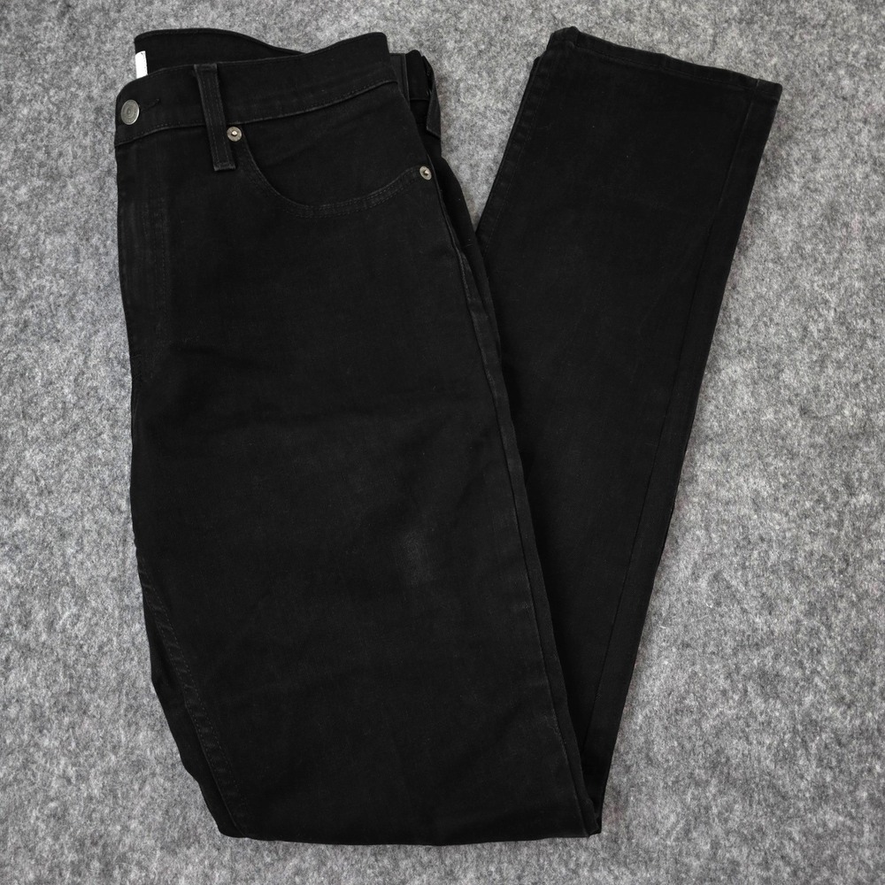 Signature by Levi Strauss & Co S37 Slim Jeans Men 34x34 Black Pants Flex Stretch